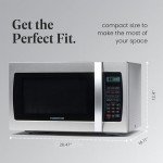 Farberware 1000W Countertop Microwave Oven, 1.3 Cu. Ft
