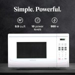 Farberware 0.9 Cu. Ft White Microwave Oven