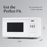 Farberware 0.9 Cu. Ft White Microwave Oven