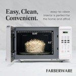 Farberware 0.9 Cu. Ft White Microwave Oven