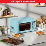 Galanz Retro Countertop Microwave Oven, 1.1 cu ft