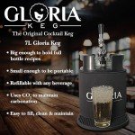 Gloria 7L Pressurized Stainless Steel Mini Keg