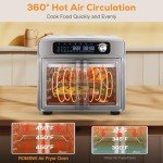 Romswi 26QT French Door Air Fryer Toaster Oven