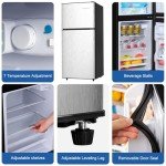 Cucina Magica 3.2 cuft Mini Fridge with Freezer