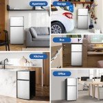 Cucina Magica 3.2 cuft Mini Fridge with Freezer