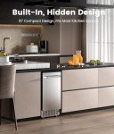 Ecozy 15" Under Counter Ice Maker Machine