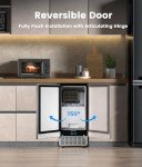 Ecozy 15" Under Counter Ice Maker Machine