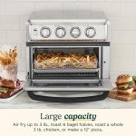 Cuisinart 8-in-1 Air Fryer Toaster Oven, Black