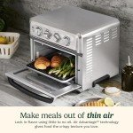 Cuisinart 8-in-1 Air Fryer Toaster Oven, Black
