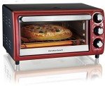 Hamilton Beach Red 4-Slice Toaster Oven