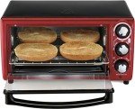 Hamilton Beach Red 4-Slice Toaster Oven