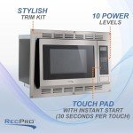 RecPro RV Stainless Steel Convection Microwave 1.1 cu ft
