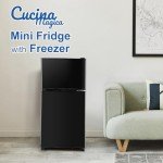 Cucina Magica 3.2 cuft Mini Fridge & Freezer