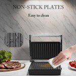 MUBENLIFE Non-Stick Electric Panini Press Grill