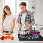 2-Burner Propane Gas Cooktop with Glass Surface