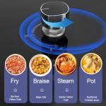 2-Burner Propane Gas Cooktop with Glass Surface