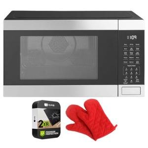 GE 3-in-1 Microwave Oven with Air Fryer & Mitts