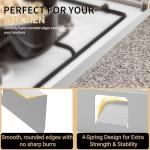 MOFINO Stainless Steel Stove Gap Covers - 2 Pack