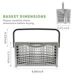 2-in-1 Universal Dishwasher Utensil Basket