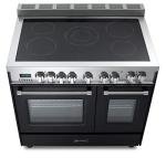 Verona 36-Inch Electric Double Oven Range - Matte Black