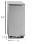 Stainless Steel Pearl Ice Commercial Ice Maker