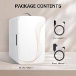 SUAVO 6L Mini Fridge for Skincare and Beverages