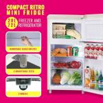 DEMULLER 3.5 Cu.Ft Mini Fridge with Freezer