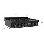ZLINE 36" Gas Rangetop with 6 Burners