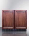Summit 36" Stainless Steel Side-by-Side Fridge-Freezer