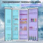 Electactic 20 Cu.ft. French Door Stainless Steel Fridge