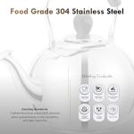 Dclobtop 2.3 Quart Whistling Stovetop Tea Kettle