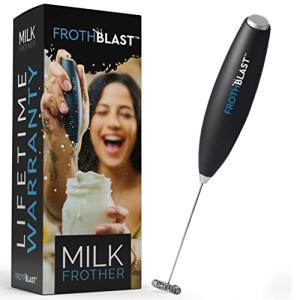 FrothBlast Handheld Milk Frother for Coffee Drinks