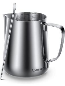 Stainless Steel Milk Frothing Pitcher for Baristas