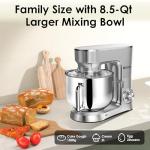 900W 8.5 QT Tilt-head Electric Stand Mixer