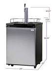 Kegco Stainless Steel Keg Dispenser HBK209S-1