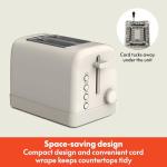 Bella 2 Slice Toaster with 6 Shade Settings