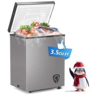 Lifeplus 3.5 Cu. Ft. Compact Chest Freezer