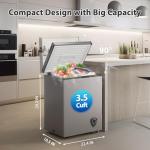 Lifeplus 3.5 Cu. Ft. Compact Chest Freezer