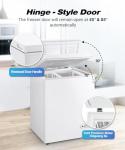 5.0 Cu.Ft Chest Freezer with Adjustable Temp