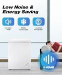 5.0 Cu.Ft Chest Freezer with Adjustable Temp