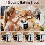 Stainless Steel 2-Slice Digital Touch Screen Toaster