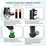 Portable Beer Pump and Kegerator Draft Dispenser