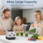 Aeitto 68Oz Blender with 1800W Power and Presets