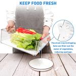 Pomeat 10 Pack Stackable Fridge Organizer Bins