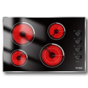Cooksir 30-Inch 4-Burner Electric Cooktop