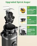 GlowWise Cold Press Juicer with Large Chute
