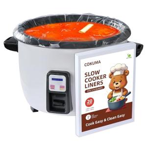 20 Slow Cooker Liners, Fits 3-8 Quarts