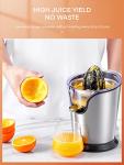 FOHERE Electric Citrus Juicer with Two Cones