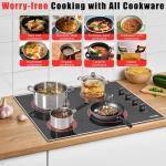 Cooksir 30-Inch 4-Burner Electric Cooktop