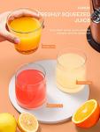 FOHERE Electric Citrus Juicer with Two Cones